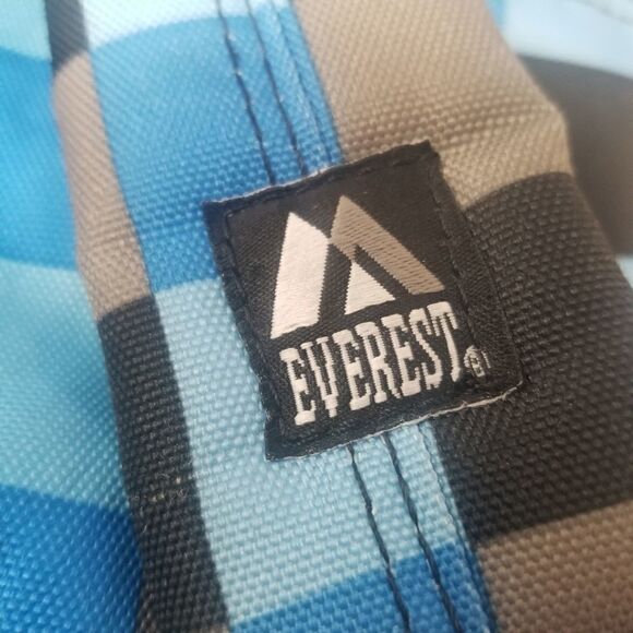 EVEREST NYLON BACKPACK. BLUE CHECKED. - Picture 5 of 14